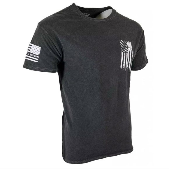 Howitzer Style Men's T-Shirt PATRIOT TORN Military Grunt S M L XL 2XL 3XL 4XL - Picture 5 of 13